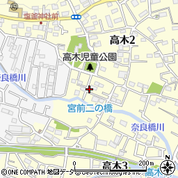 東京都東大和市高木3丁目273-6周辺の地図