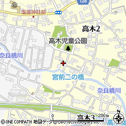 東京都東大和市高木3丁目280-2周辺の地図