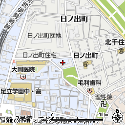 東京都足立区千住旭町31周辺の地図