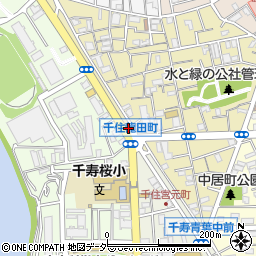 東京都足立区千住龍田町30周辺の地図