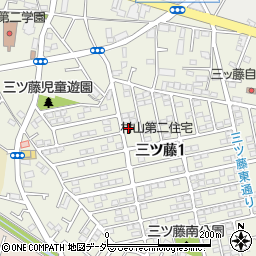 東京都武蔵村山市三ツ藤1丁目48-15周辺の地図