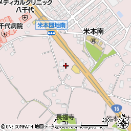 千葉県八千代市米本2153周辺の地図