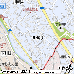 東京都羽村市川崎3丁目5周辺の地図