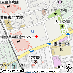 東京都板橋区栄町35周辺の地図
