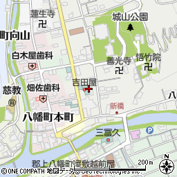 岐阜県郡上市八幡町殿町周辺の地図