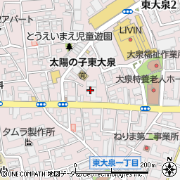 セブンイレブン練馬東大泉ＮＴＴビル店周辺の地図