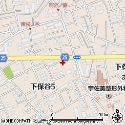 東京都西東京市下保谷周辺の地図