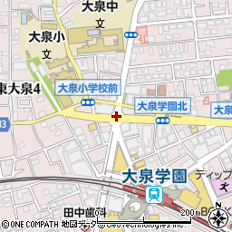 大泉学園駅入口第一周辺の地図