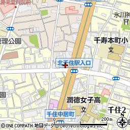 東京都足立区千住寿町1周辺の地図