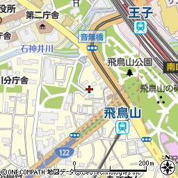 東京都北区滝野川2丁目3-6周辺の地図
