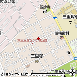 千葉県成田市三里塚御料周辺の地図