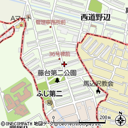 千葉県鎌ケ谷市西道野辺13周辺の地図