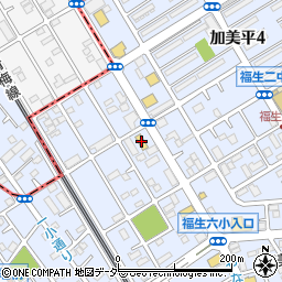 梅林堂福生店周辺の地図