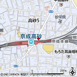 サーティワンアイスクリーム 京成高砂店周辺の地図