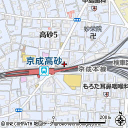 カラオケ10番高砂店周辺の地図