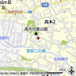 東京都東大和市高木3丁目275-3周辺の地図