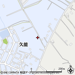 千葉県富里市久能198周辺の地図
