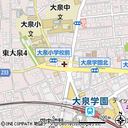 三菱ＵＦＪ銀行大泉学園支店周辺の地図