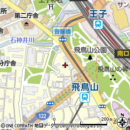 東京都北区滝野川2丁目3周辺の地図