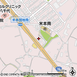 千葉県八千代市米本2154周辺の地図