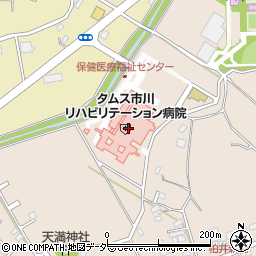 ヤマザキＹショップタムス市川リハビリテーション病院店周辺の地図