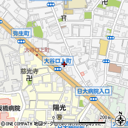 東京都板橋区弥生町70周辺の地図