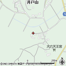 千葉県香取郡多古町井戸山周辺の地図