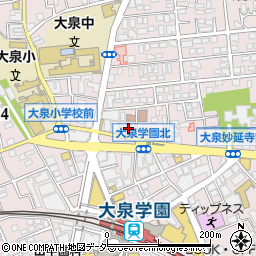 大泉中央マンション周辺の地図