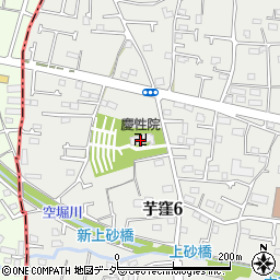 慶性院周辺の地図