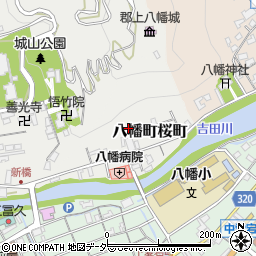 岐阜県郡上市八幡町桜町周辺の地図