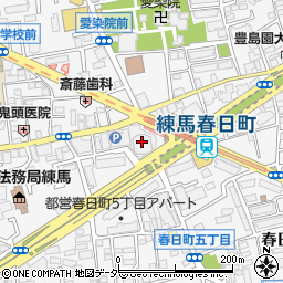みずほ銀行練馬春日町駅前 ＡＴＭ周辺の地図