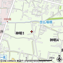 東京都武蔵村山市神明1丁目48-10周辺の地図