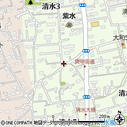清水村庚甲塔周辺の地図