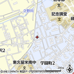 トイレつまり救急車２４東久留米店周辺の地図