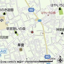 東京都練馬区早宮周辺の地図