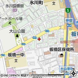 東京都板橋区氷川町45周辺の地図