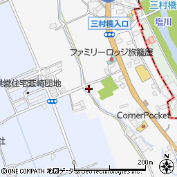 山梨県韮崎市中田町小田川133周辺の地図