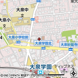 練馬東大泉三郵便局 ＡＴＭ周辺の地図