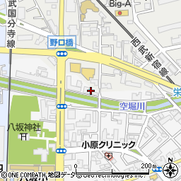 武蔵野ベルハイツ久米川周辺の地図