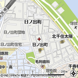 東京都足立区日ノ出町24周辺の地図