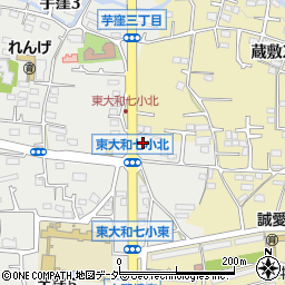株式会社サニクリーン東京東大和営業所周辺の地図