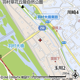 羽村市上水通り会館周辺の地図