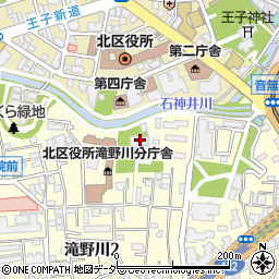 東京都北区滝野川2丁目49周辺の地図