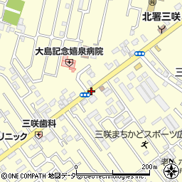 三咲東郵便局周辺の地図