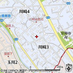 東京都羽村市川崎3丁目周辺の地図