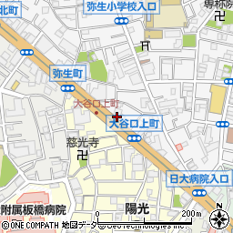 東京都板橋区弥生町71周辺の地図