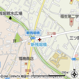 東京都武蔵村山市三ツ藤2丁目45-7周辺の地図
