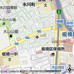 東京都板橋区氷川町44周辺の地図