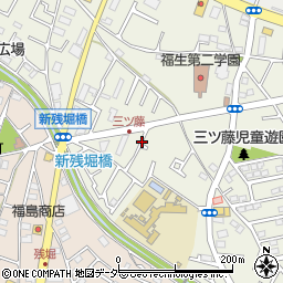 東京都武蔵村山市三ツ藤2丁目43周辺の地図