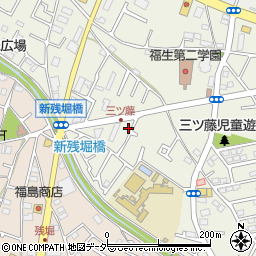 東京都武蔵村山市三ツ藤2丁目43-10周辺の地図